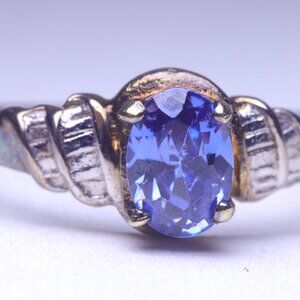 10k Yellow Gold Tanzanite Ring